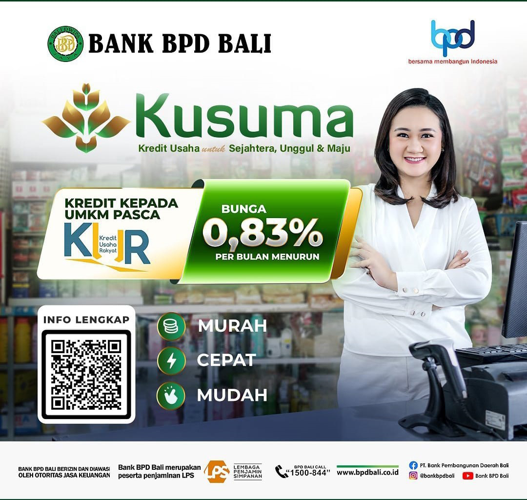 NUSABALI.com - KUSUMA, Kredit Usaha Bank BPD Bali