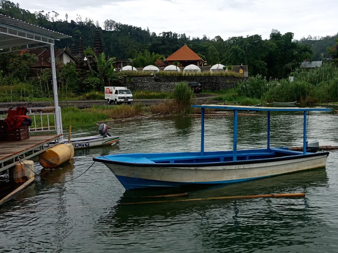 Boat Penyeberangan Danau Batur - Kintamani Boat Center - Senggol Bali