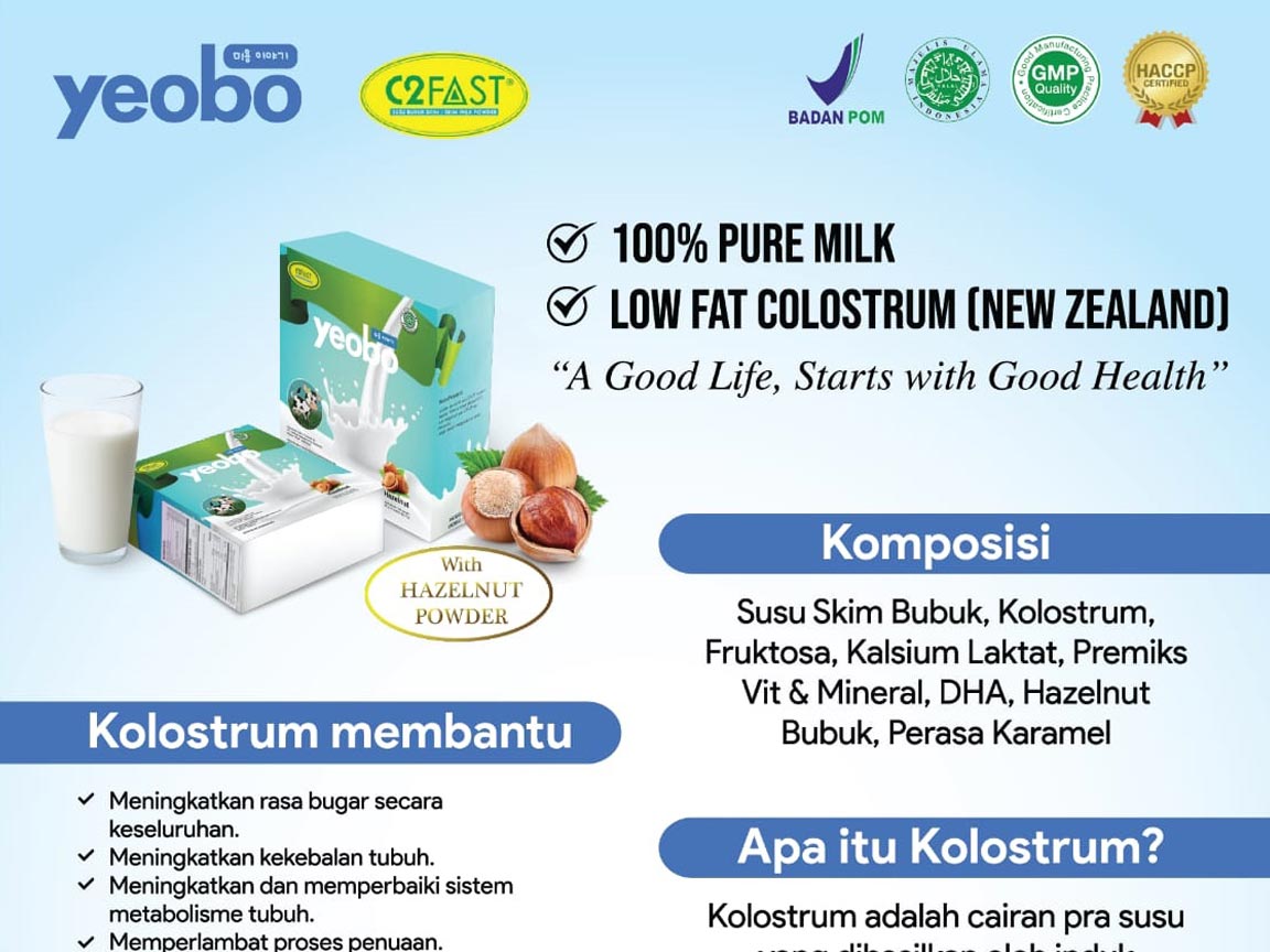 Susu Kesehatan - Susu Colustrum YEOBO C2FAST - Senggol Bali