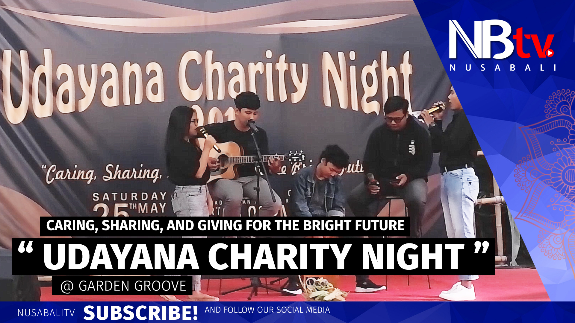 Akustikan Sambil Beramal Di Udayana Charity Night 2019 Nusabalitv